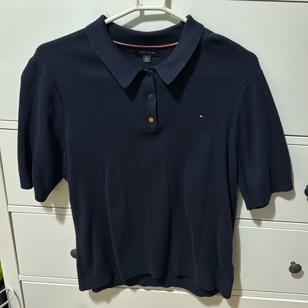 Tommy Hilfiger Women Polo Shirt Button
